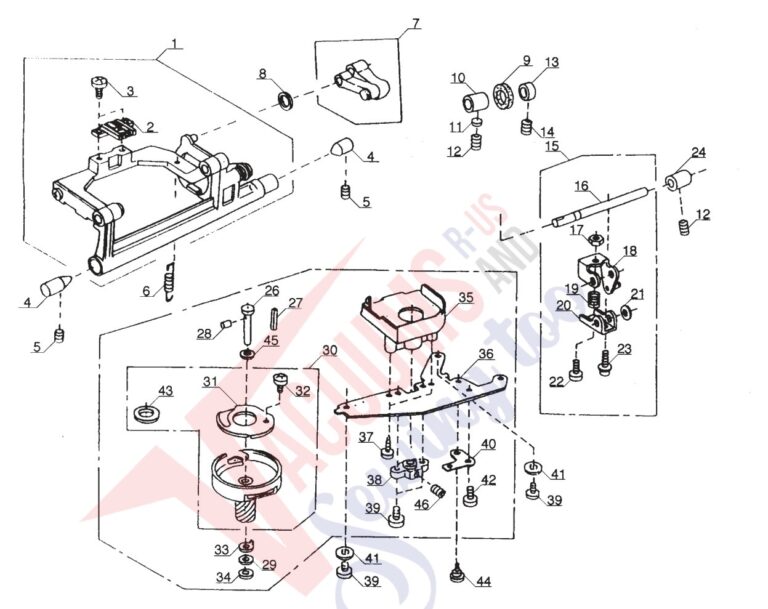 Janome MC2400 schematic page 7 preview