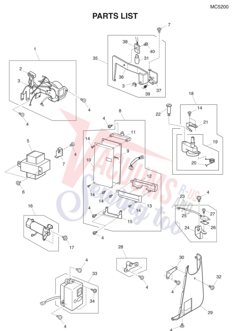 Janome MC5200 schematic page 2 preview