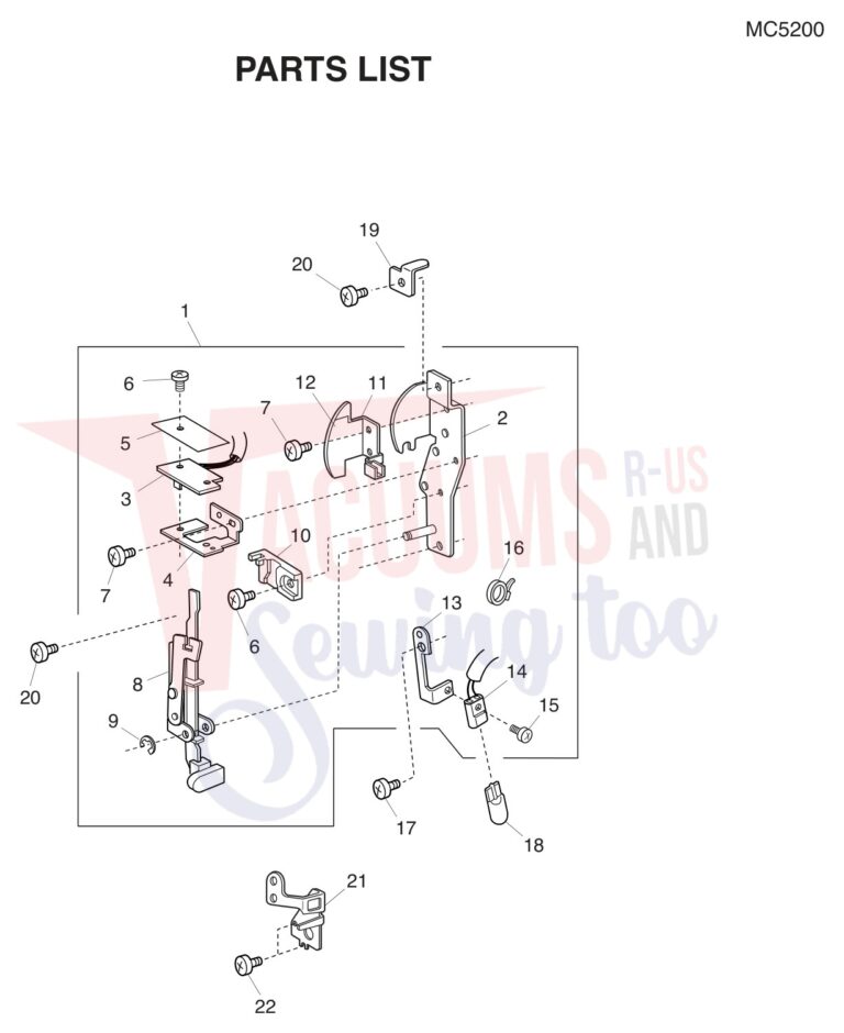 Janome MC5200 schematic page 4 preview