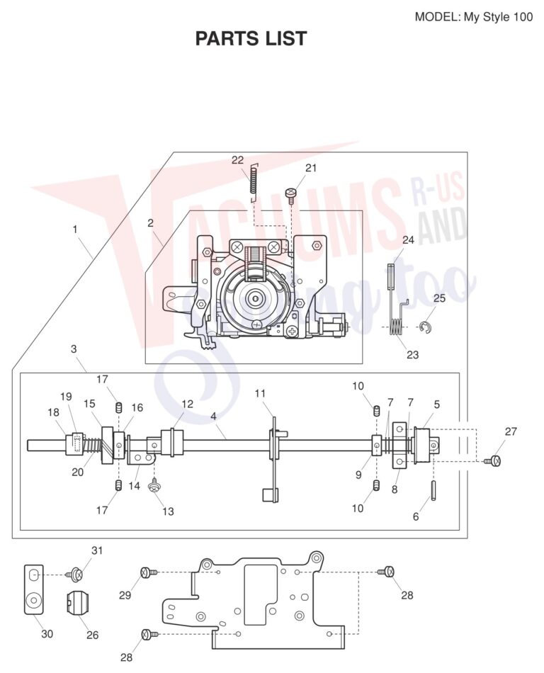 Janome MYSTYLE100 V2 schematic page 3 preview