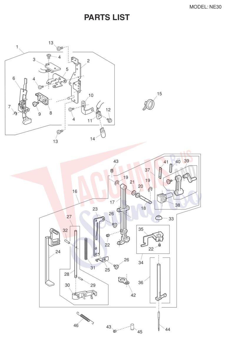 Necchi NE30 schematic page 2 preview