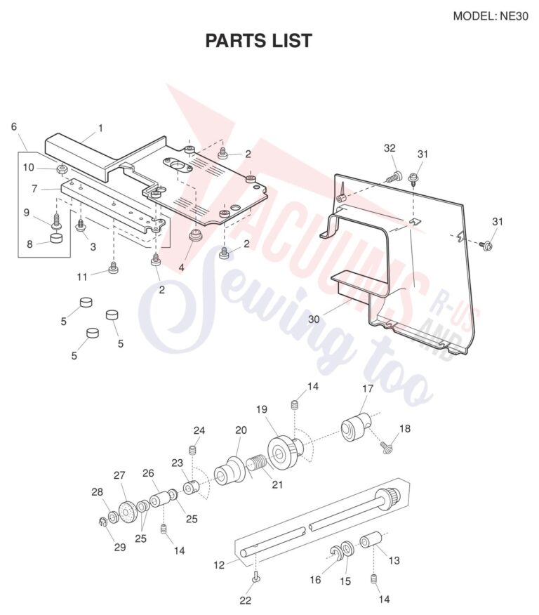 Necchi NE30 schematic page 5 preview