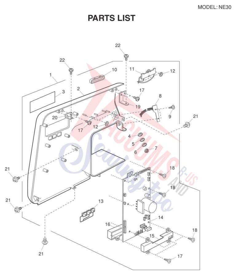 Necchi NE30 schematic page 6 preview