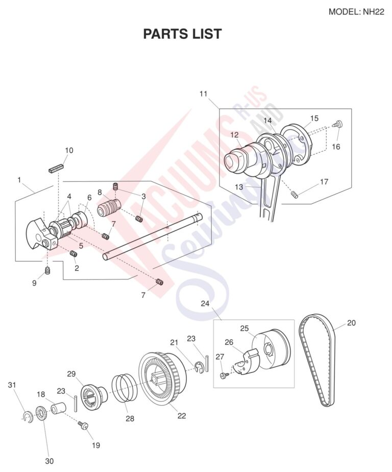 Janome NH22 schematic page 4 preview