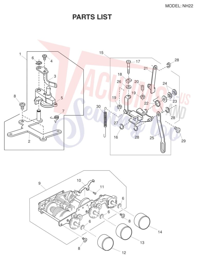 Janome NH22 schematic page 5 preview