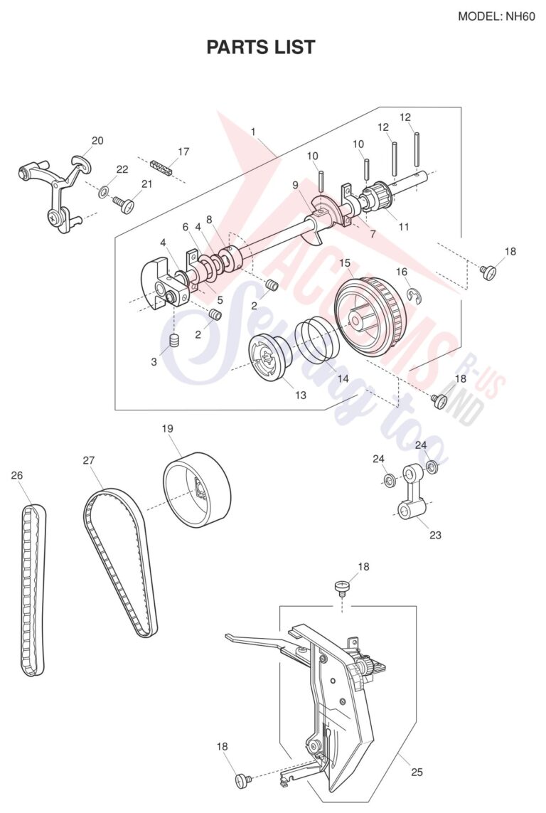 Janome NH60 schematic page 1 preview
