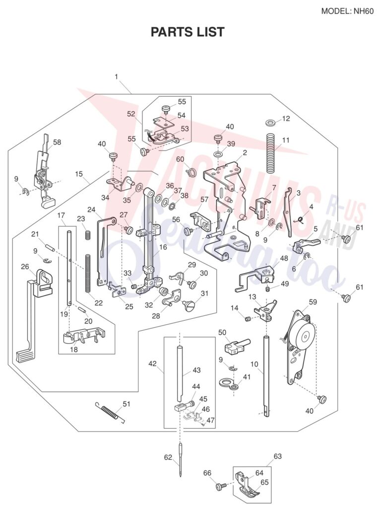 Janome NH60 schematic page 2 preview