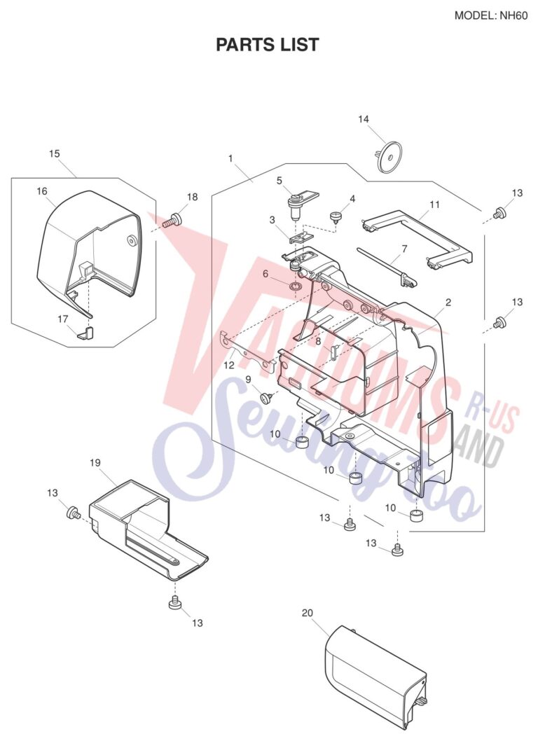Janome NH60 schematic page 5 preview