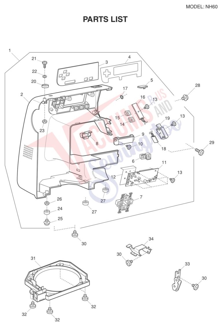 Janome NH60 schematic page 6 preview