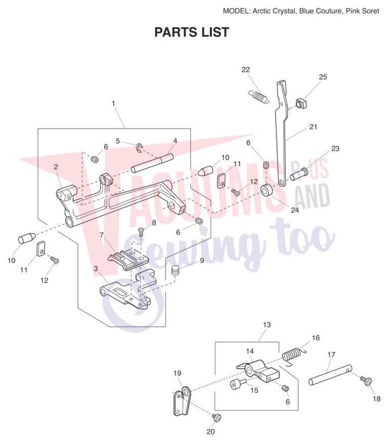 Janome Arctic Couture schematic page 7 preview
