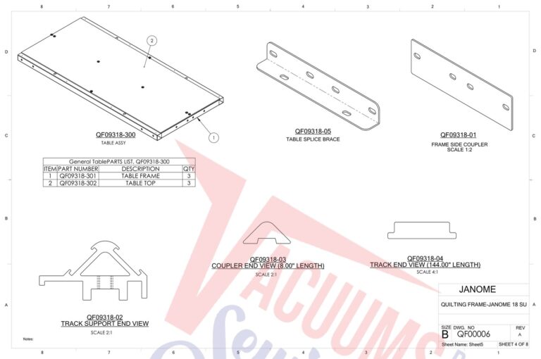 Janome PROFRAME10 schematic page 4 preview