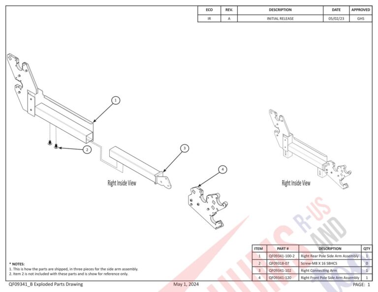 Janome PROFRAME10 V2 schematic page 1 preview