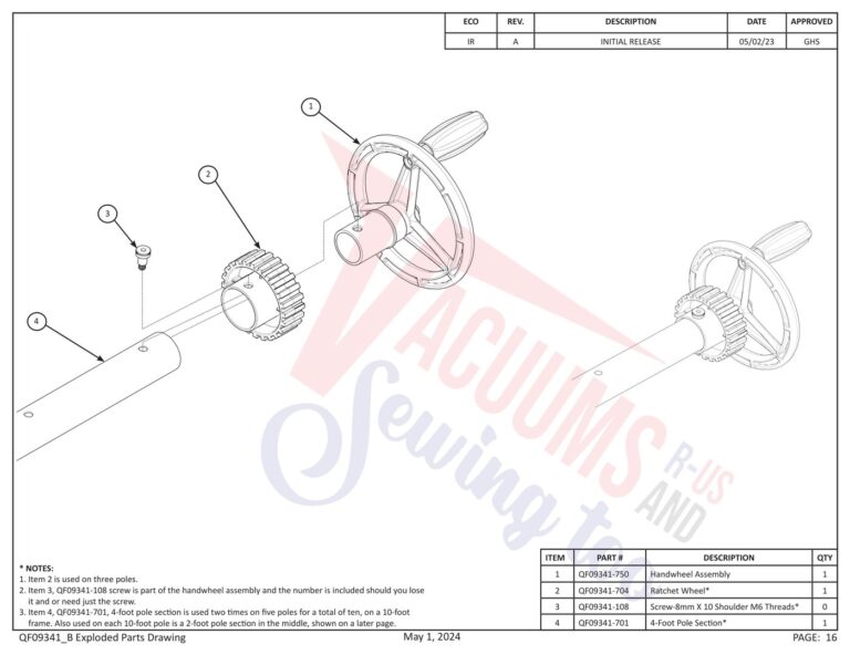 Janome PROFRAME10 V2 schematic page 8 preview