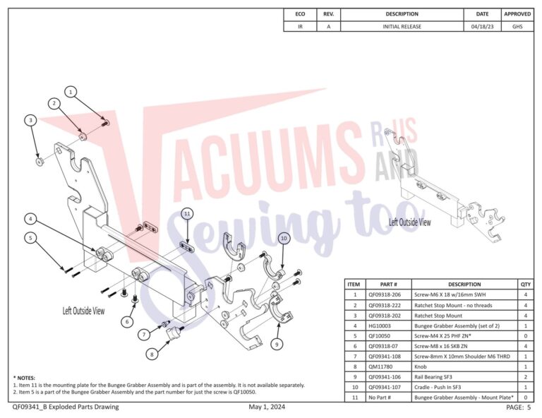Janome PROFRAME10 V2 schematic page 18 preview