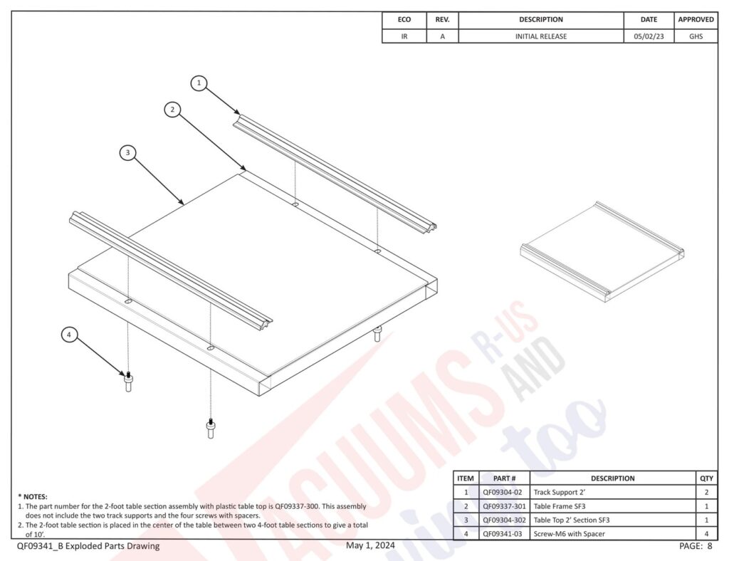 Janome PROFRAME10 V2 exploded schematic diagram (page 21)