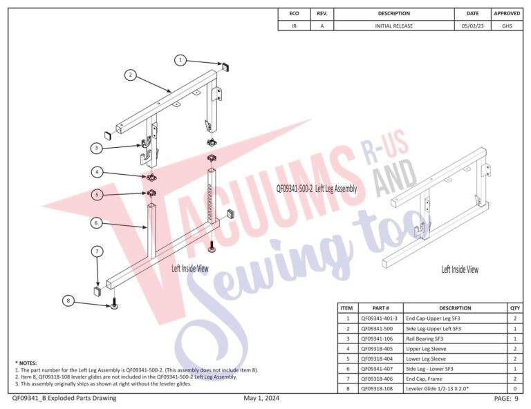 Janome PROFRAME10 V2 schematic page 22 preview