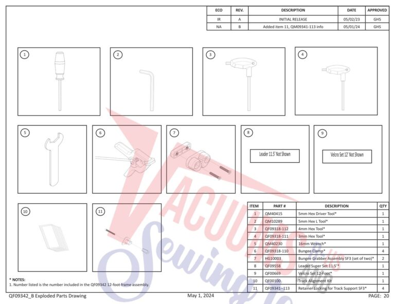 Janome PROFRAME12 V2 schematic page 13 preview