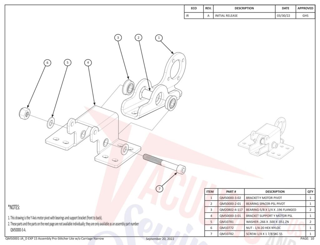 Janome Prostitcher lite 15 exploded schematic diagram (page 2)