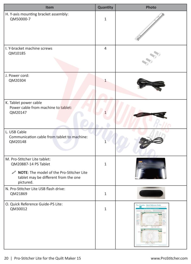 Janome Prostitcher lite 15 schematic page 13 preview