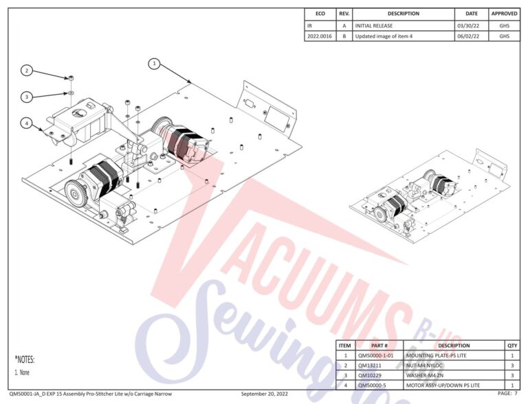 Janome Prostitcher lite 15 schematic page 19 preview