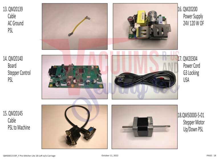 Janome Prostitcher lite 18 schematic page 10 preview