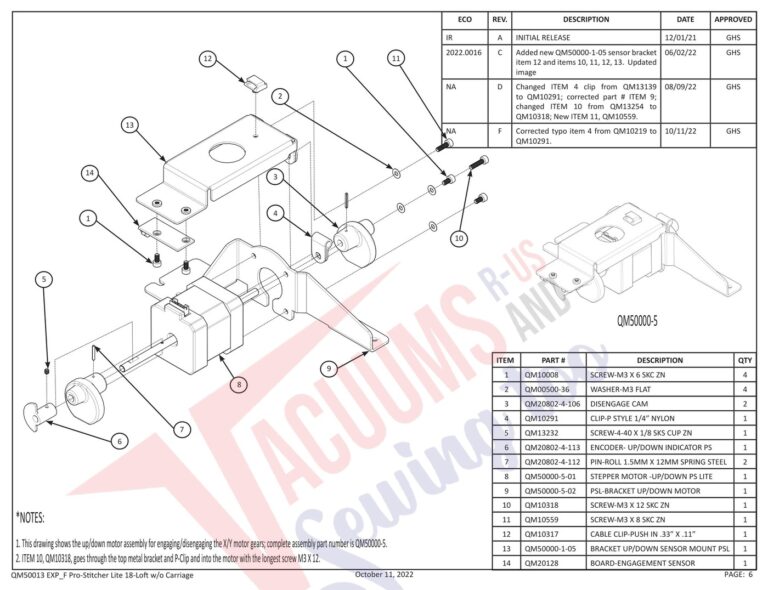 Janome Prostitcher lite 18 schematic page 18 preview