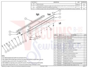 Quiltmaster 15 carriage
