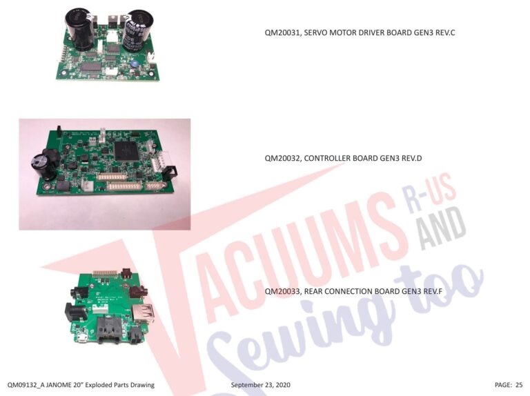 Janome qmpro20 schematic page 18 preview