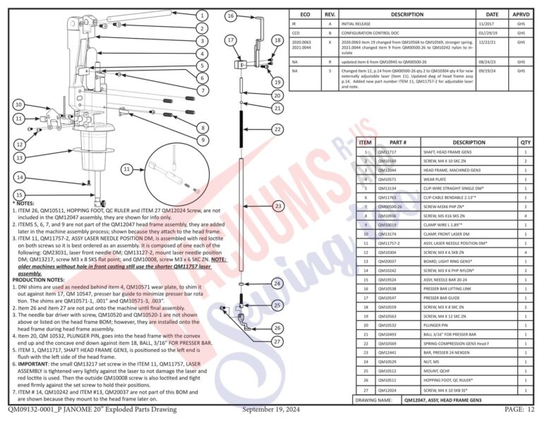 Janome QMPRO20 v2.1 schematic page 4 preview
