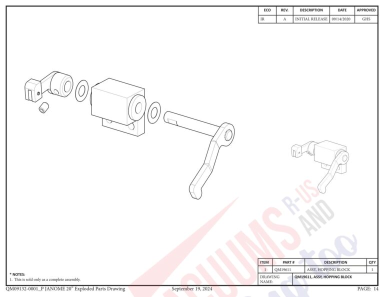 Janome QMPRO20 v2.1 schematic page 6 preview
