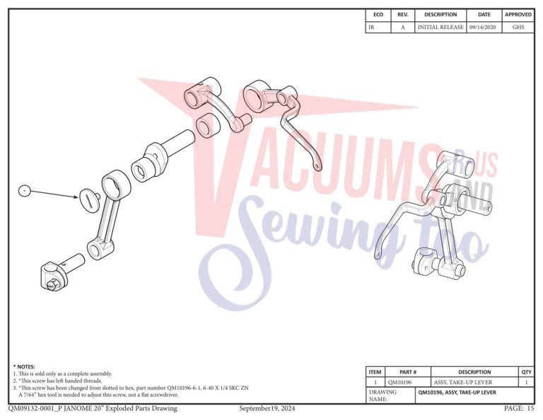 Janome QMPRO20 v2.1 schematic page 7 preview