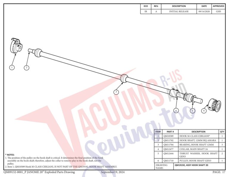 Janome QMPRO20 v2.1 schematic page 9 preview