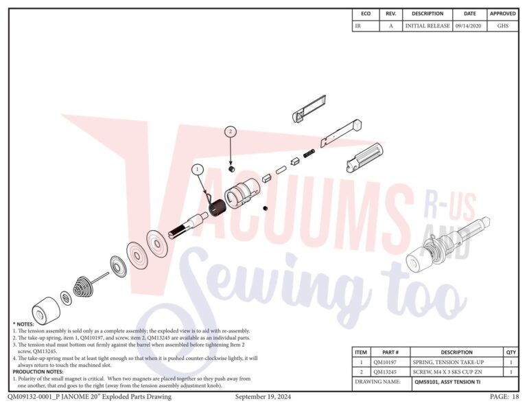 Janome QMPRO20 v2.1 schematic page 10 preview