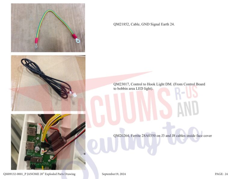 Janome QMPRO20 v2.1 schematic page 17 preview