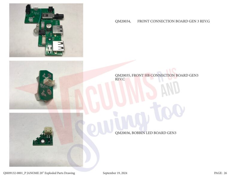 Janome QMPRO20 v2.1 schematic page 19 preview