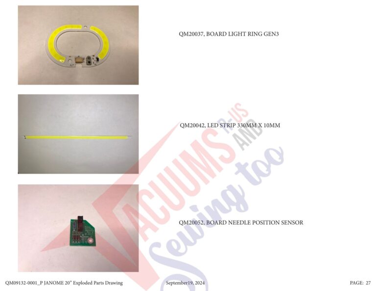 Janome QMPRO20 v2.1 schematic page 20 preview