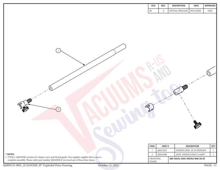 Janome qmpro20 v2 schematic page 5 preview