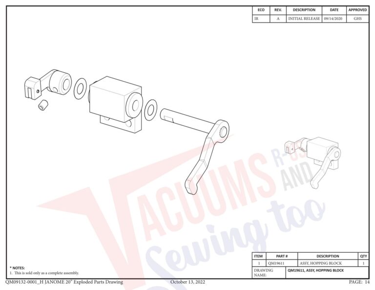 Janome qmpro20 v2 schematic page 6 preview