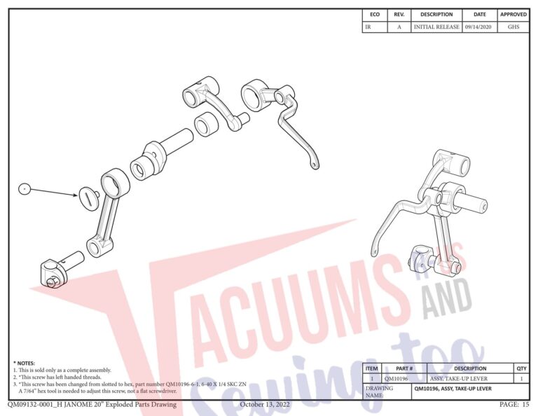 Janome qmpro20 v2 schematic page 7 preview