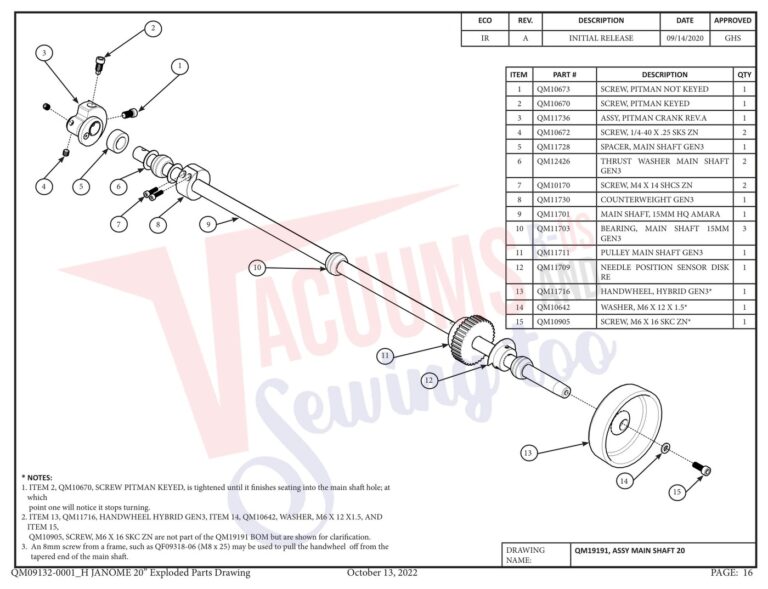 Janome qmpro20 v2 schematic page 8 preview