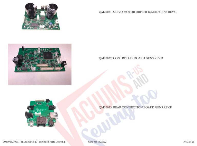 Janome qmpro20 v2 schematic page 18 preview