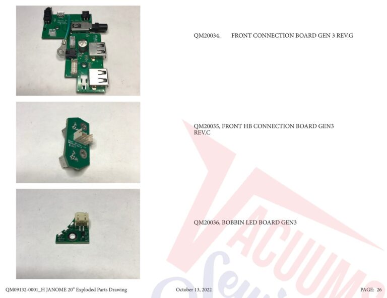 Janome qmpro20 v2 schematic page 19 preview