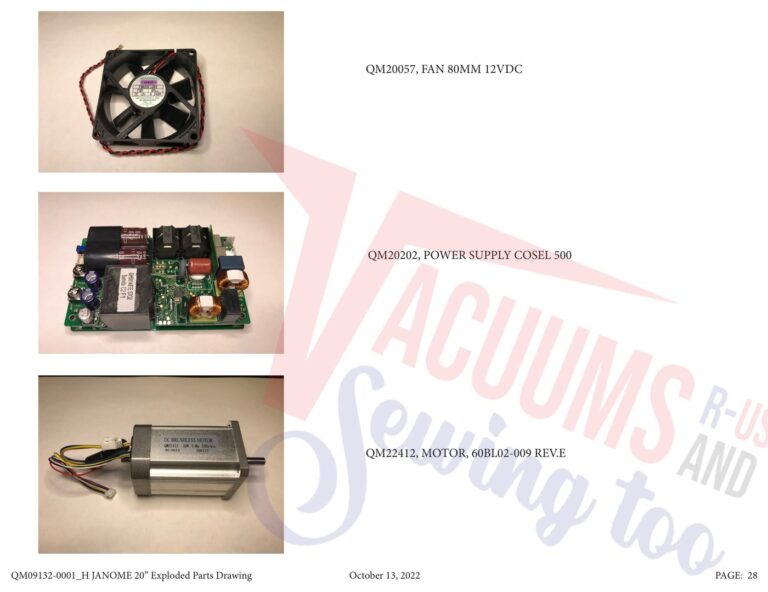 Janome qmpro20 v2 schematic page 21 preview