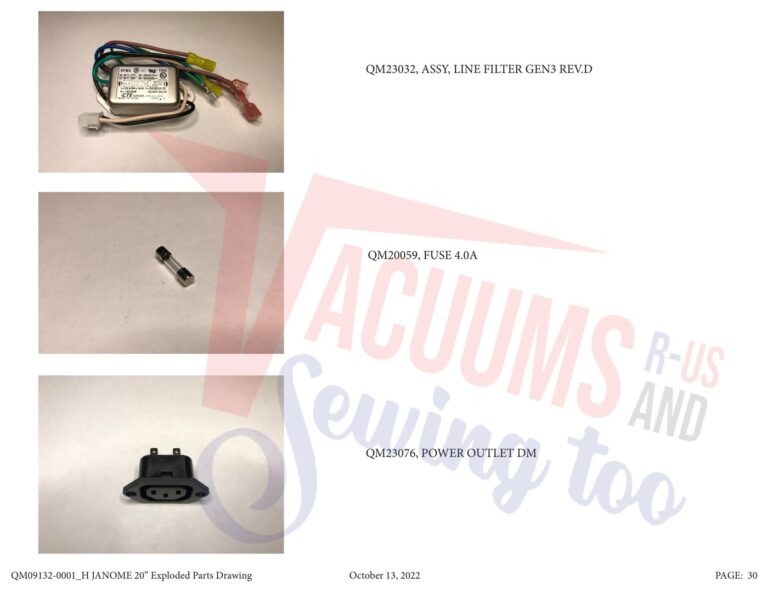 Janome qmpro20 v2 schematic page 24 preview