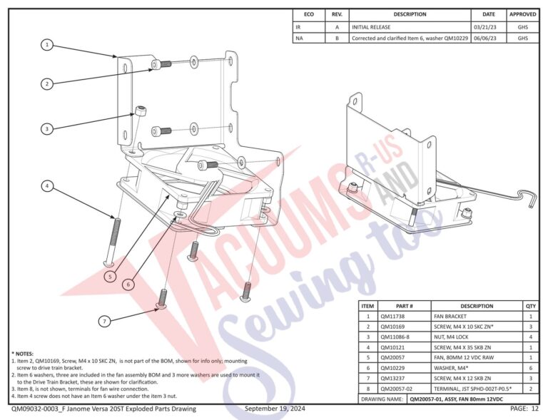 Janome QMPRO20VERSA-ST v1.1 schematic page 4 preview