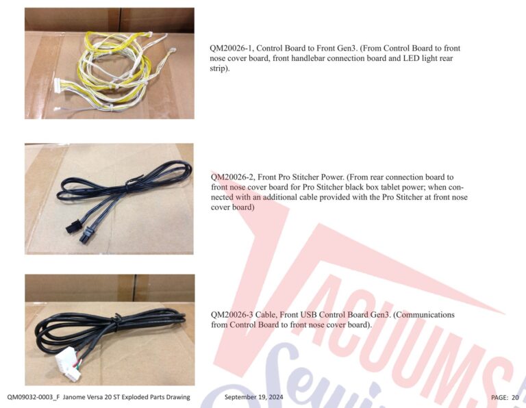Janome QMPRO20VERSA-ST v1.1 schematic page 13 preview
