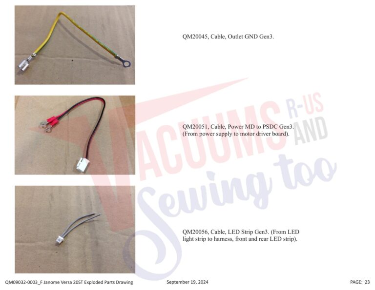 Janome QMPRO20VERSA-ST v1.1 schematic page 16 preview