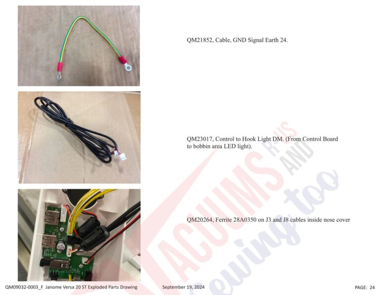 Janome QMPRO20VERSA-ST v1.1 schematic page 17 preview