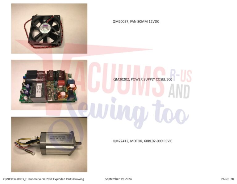 Janome QMPRO20VERSA-ST v1.1 schematic page 21 preview