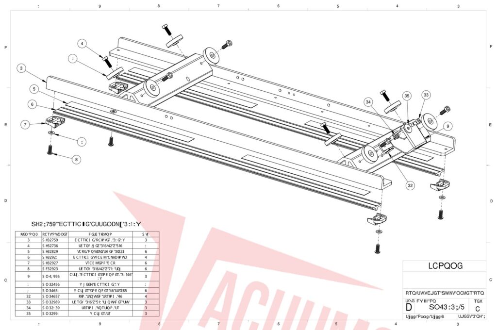 Janome QMPRO-STITCHER exploded schematic diagram (page 3)